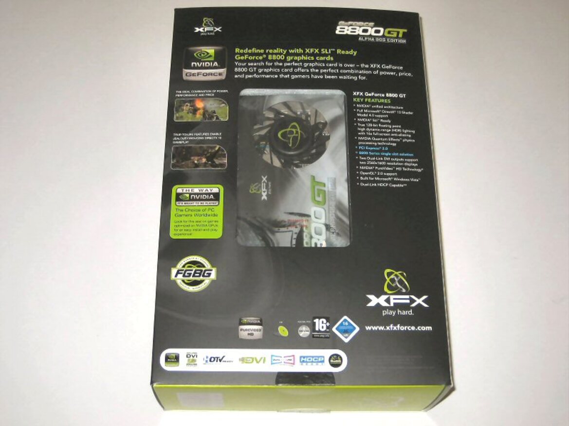 XFX 8800 GT 256MB XXX Alpha Dog Edition