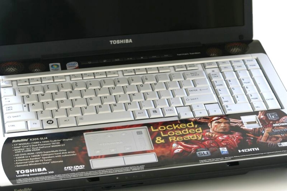 Toshiba Satellite X205 SLI4 Gaming Notebook