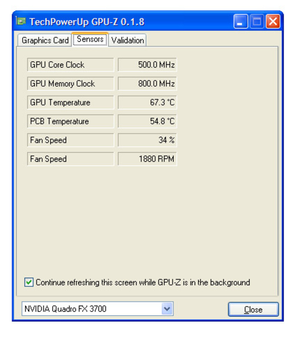 NVIDIA QuadroFX 3700 512 MB