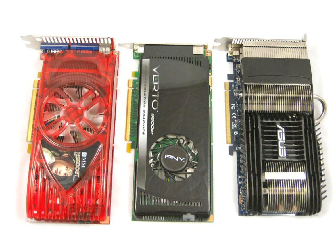 NVIDIA GeForce 9600 GT Round-up: PNY, MSI, ASUS