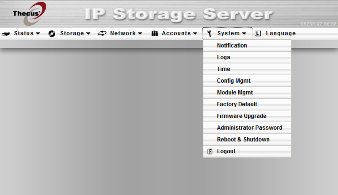 Thecus N5200BR NAS Server
