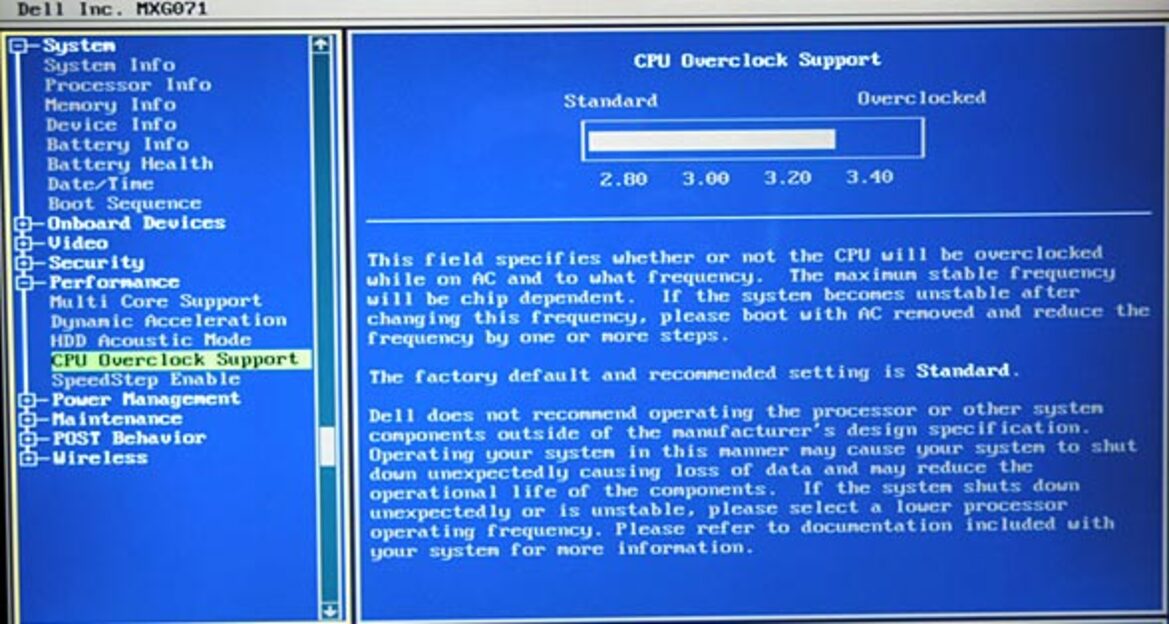Intel Core 2 Extreme Mobile X9000, Mobile Penryn Speed