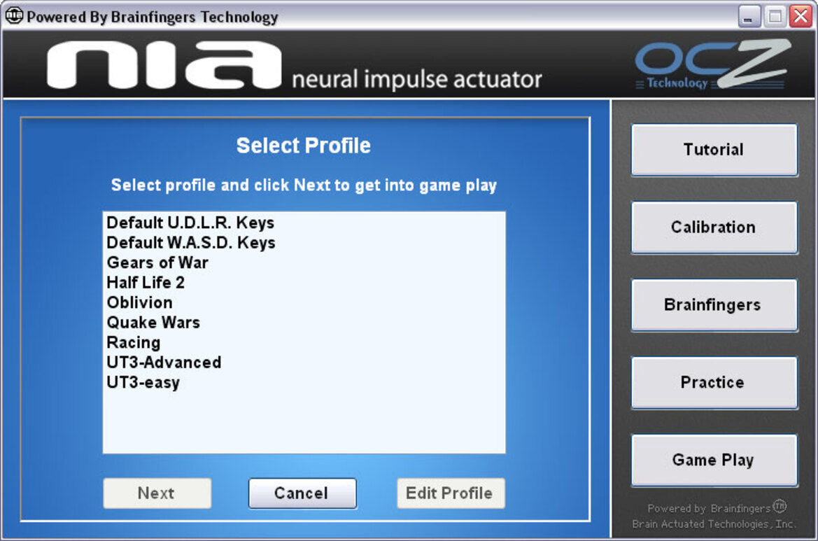 OCZ NIA Brain-Computer Interface