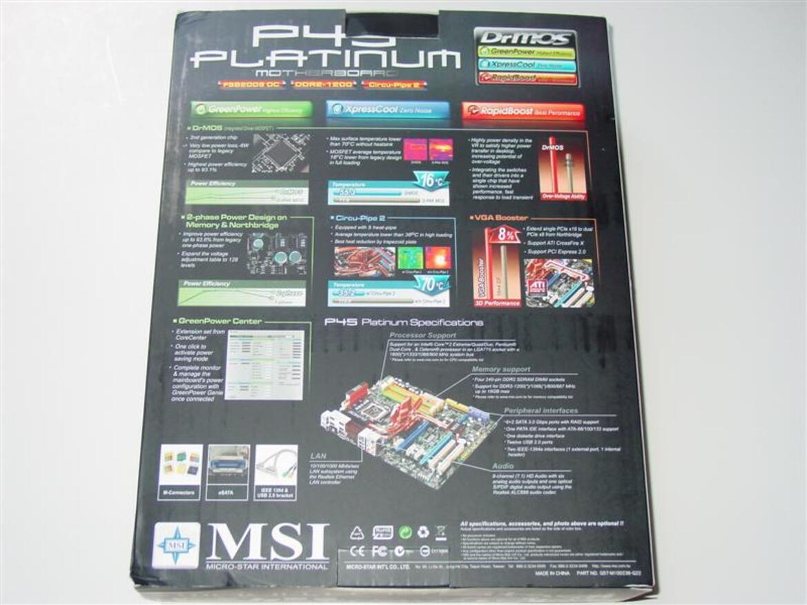 MSI P45 Platinum and Diamond Motherboards