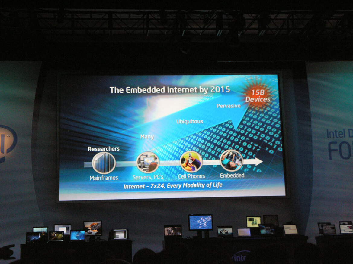 IDF Day 1: Pat Gelsinger Keynote: Embedded + Dynamic + Visual