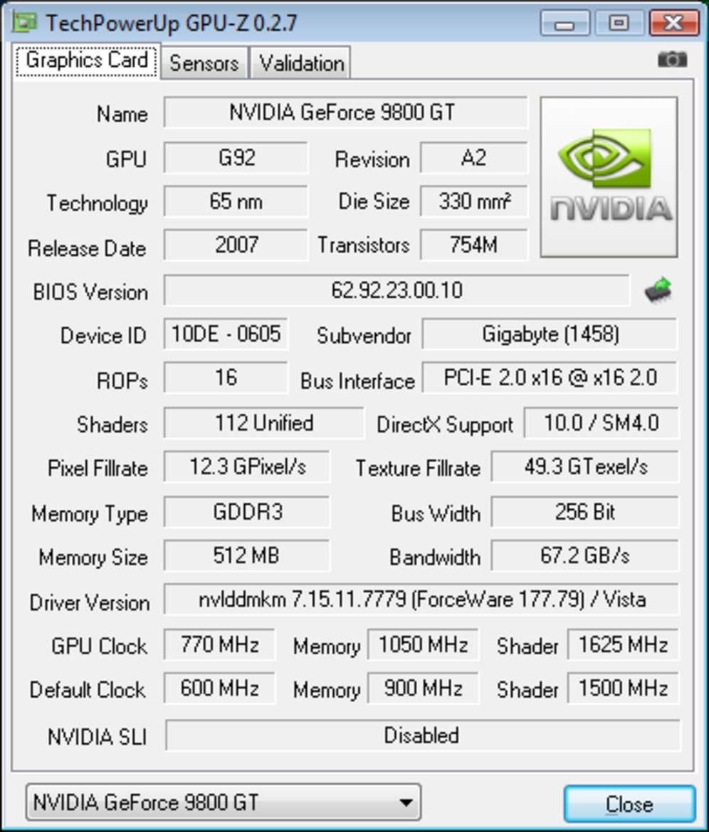 Gigabyte and Palit GeForce 9800 GT Face Off