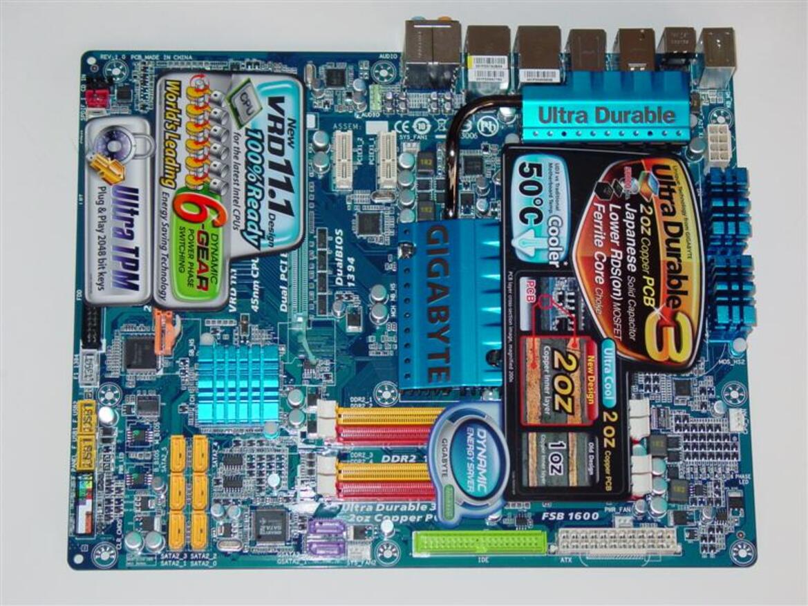 Gigabyte GA-EP45-UD3P Ultra Durable 3 Motherboard