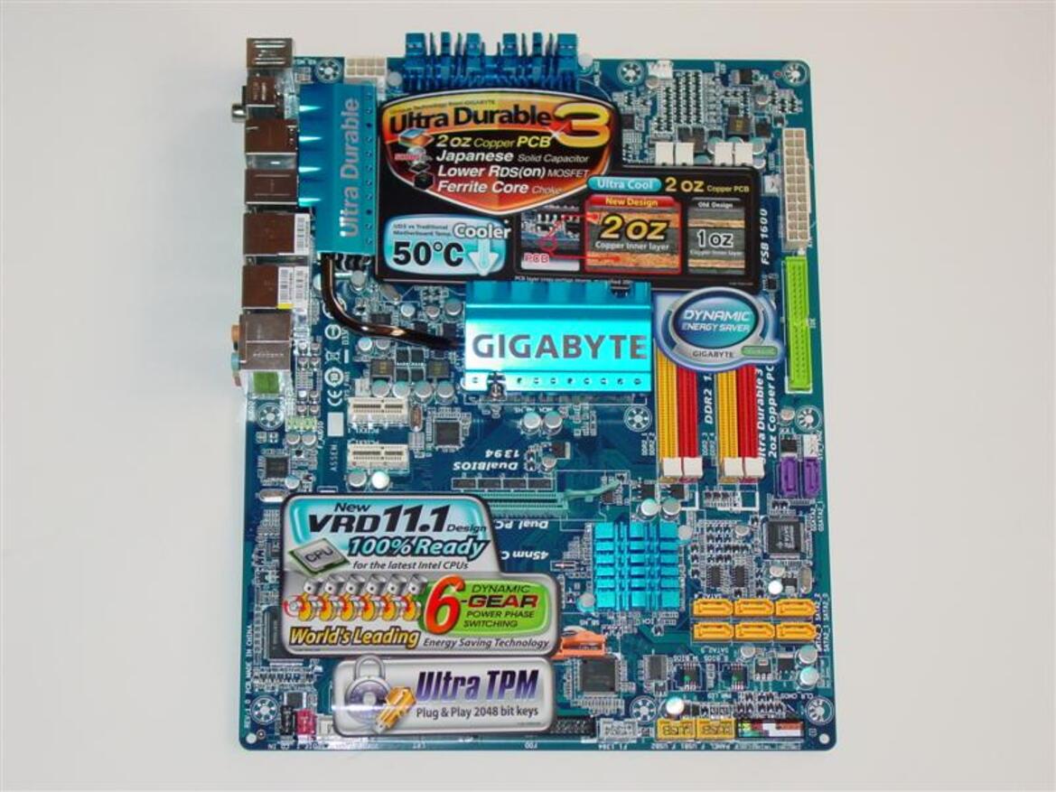 Gigabyte GA-EP45-UD3P Ultra Durable 3 Motherboard