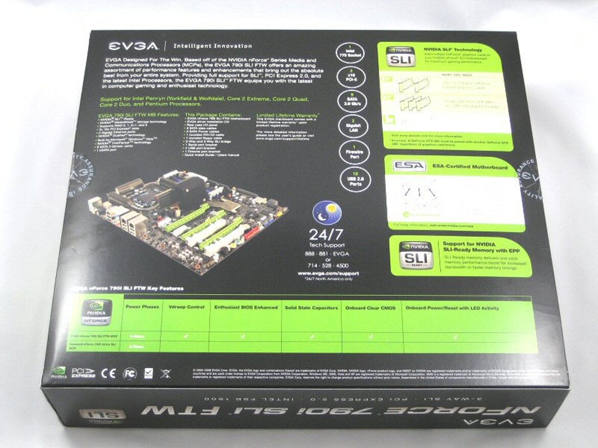 EVGA nForce 790i SLI FTW Digital PWM Motherboard