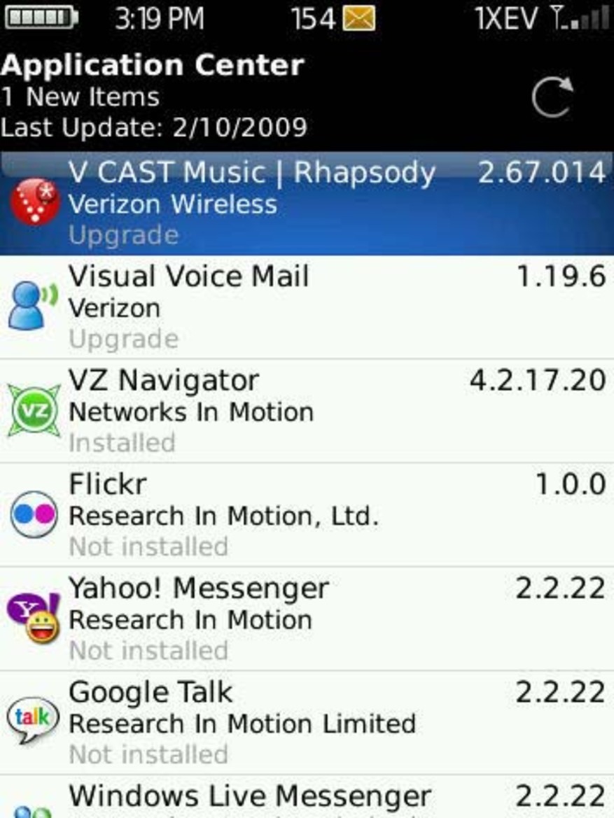 BlackBerry Storm 9530, Tested and Burned In