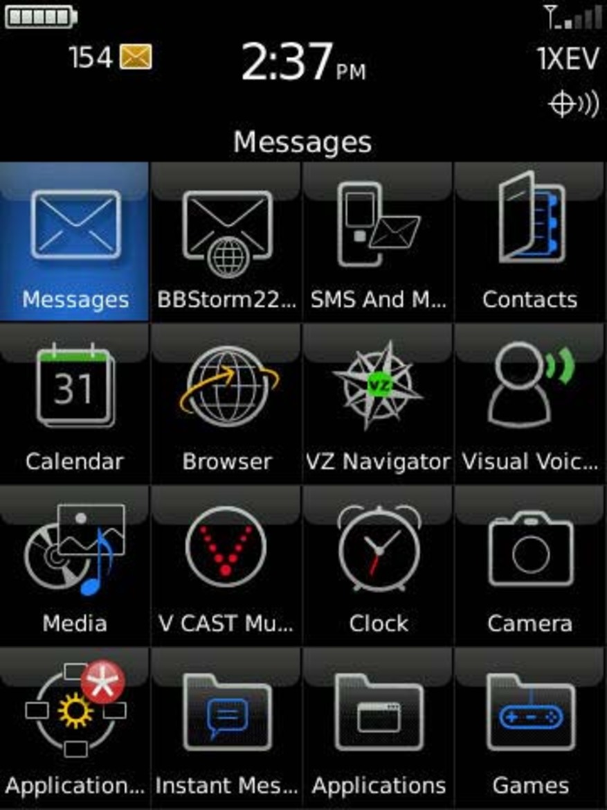 BlackBerry Storm 9530, Tested and Burned In