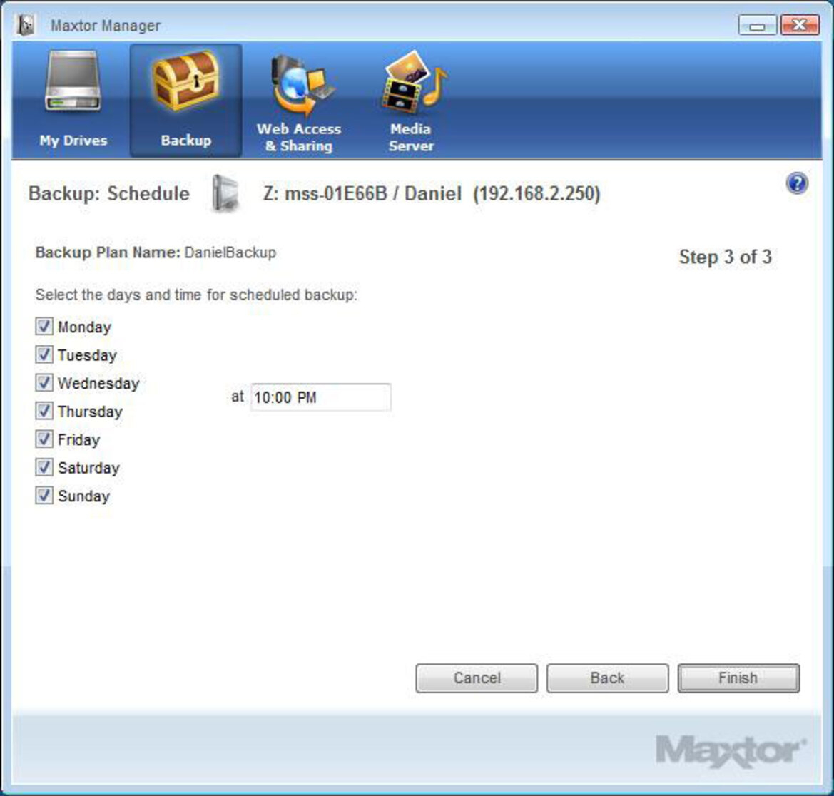 Maxtor Central Axis Business Edition NAS Server