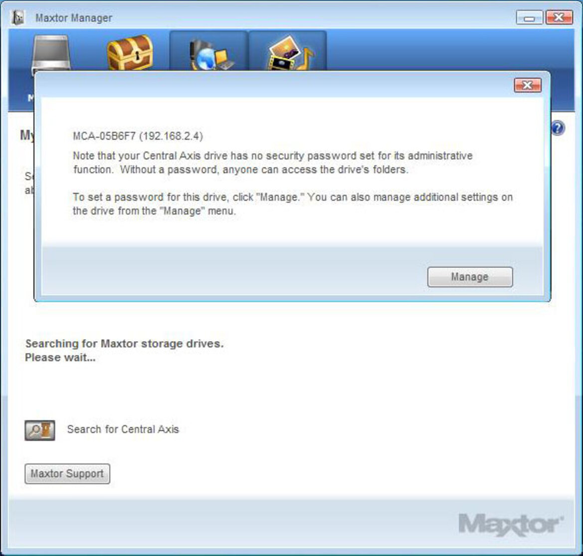 Maxtor Central Axis Business Edition NAS Server