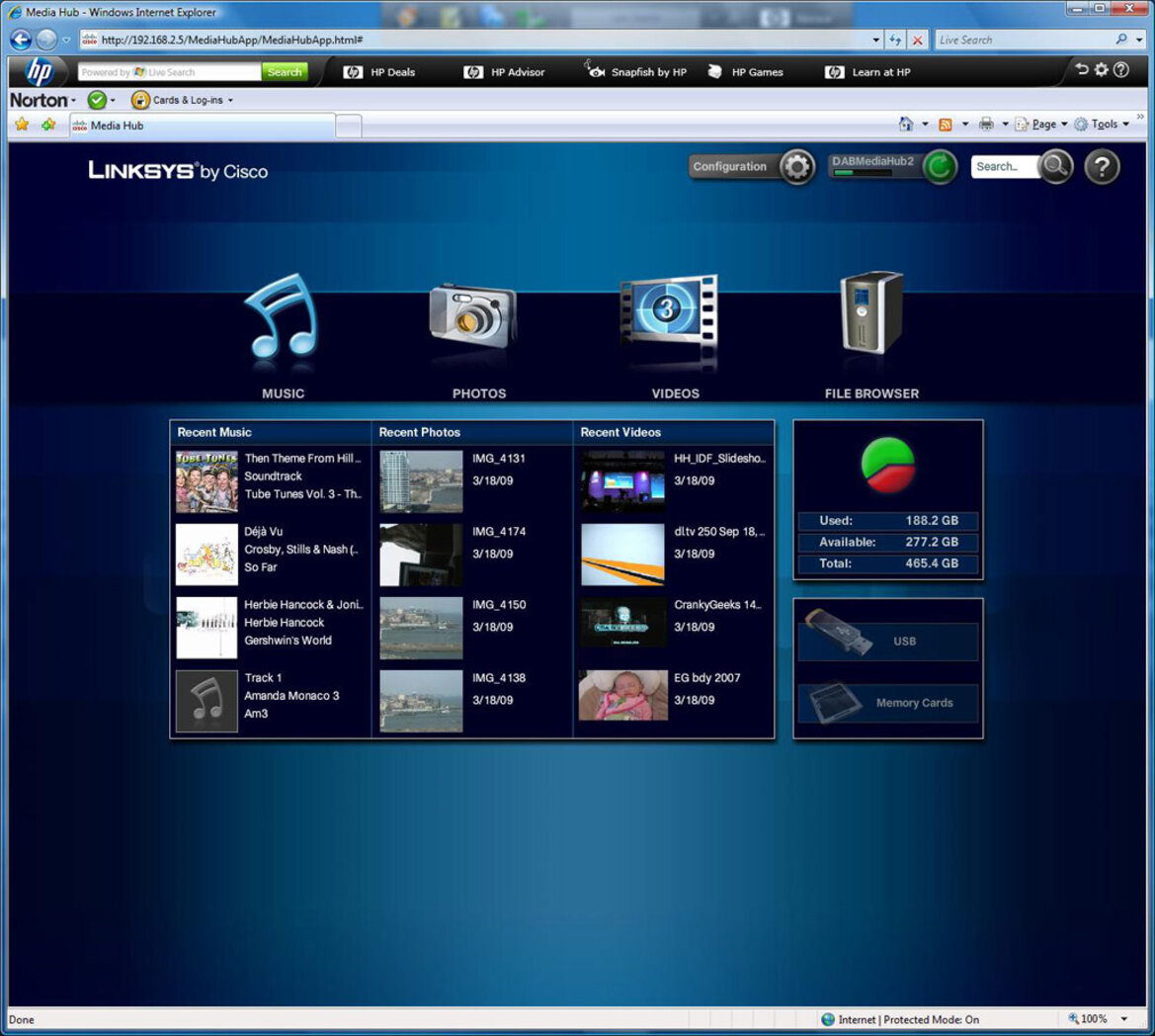 Linksys by Cisco Media Hub