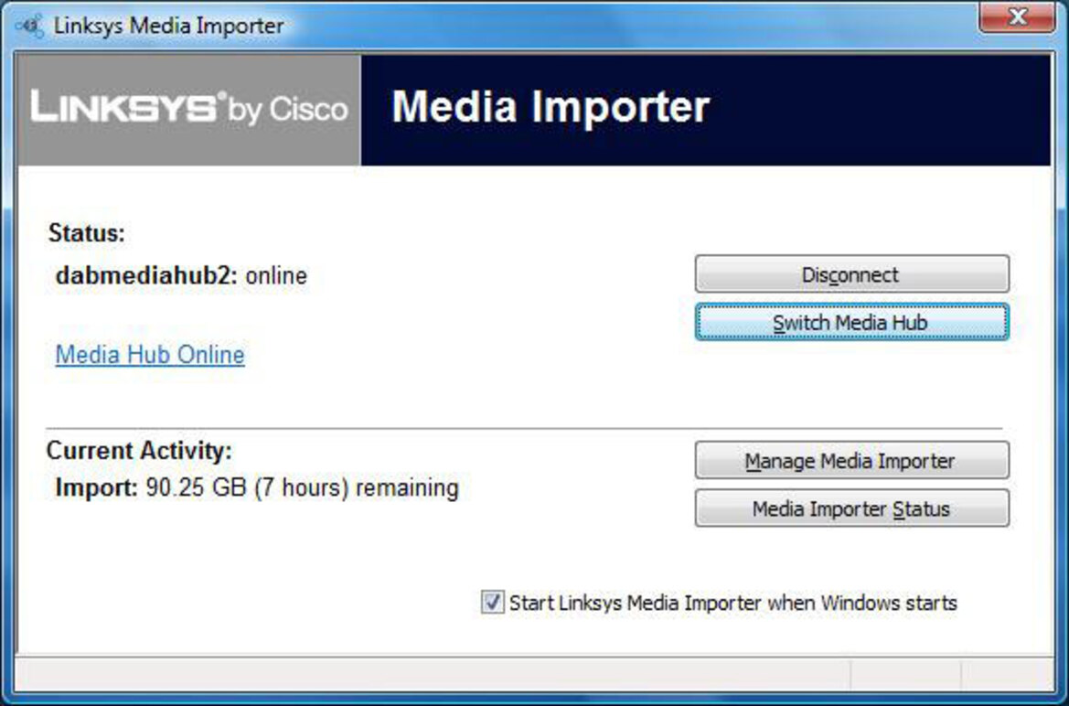 Linksys by Cisco Media Hub