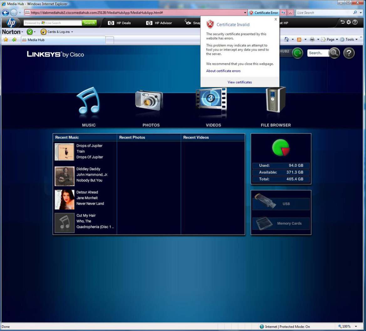 Linksys by Cisco Media Hub