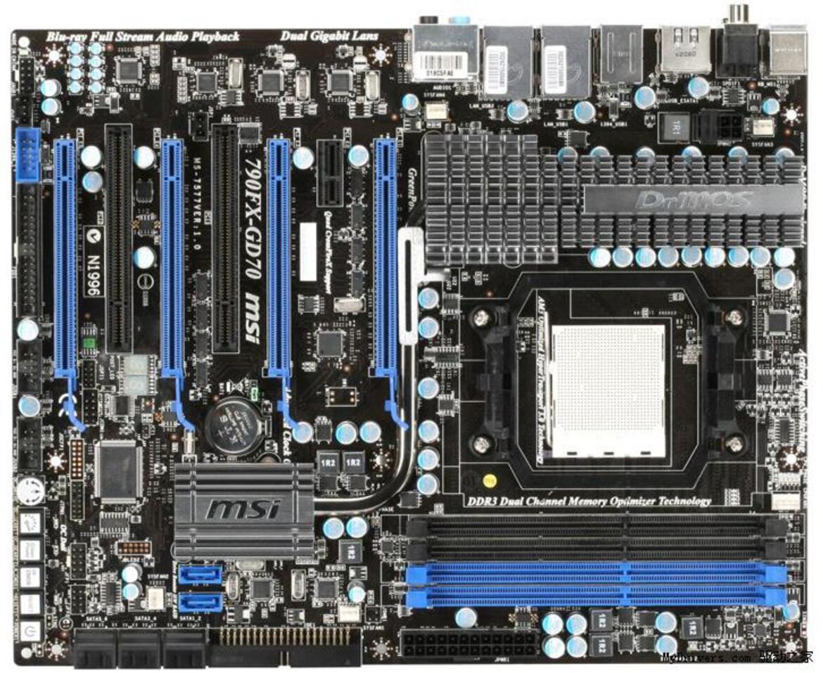 MSI 790FX-GD70 AM3 Motherboard