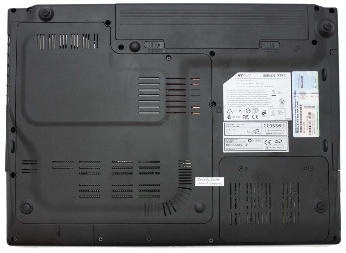 MSI GT627-216US Gaming Notebook Review