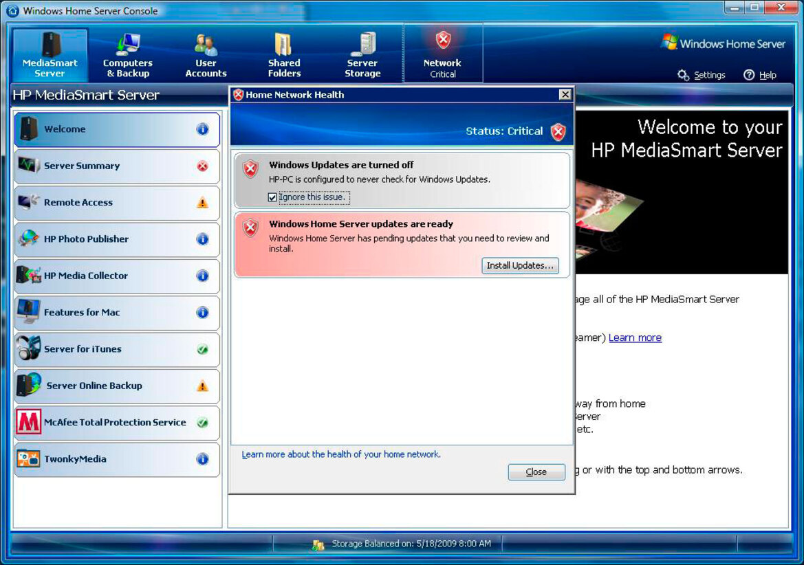 HP MediaSmart Server LX195 Review