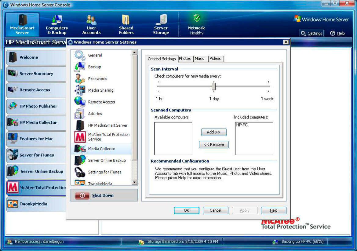 HP MediaSmart Server LX195 Review