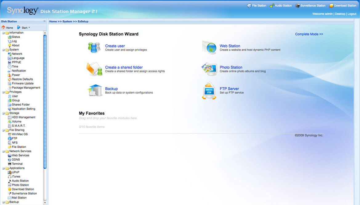 Synology Disk Station DS409+ NAS Device