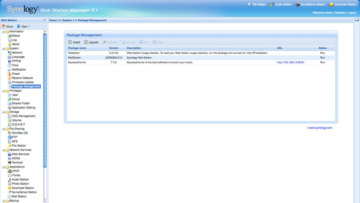 Synology Disk Station DS409+ NAS Device