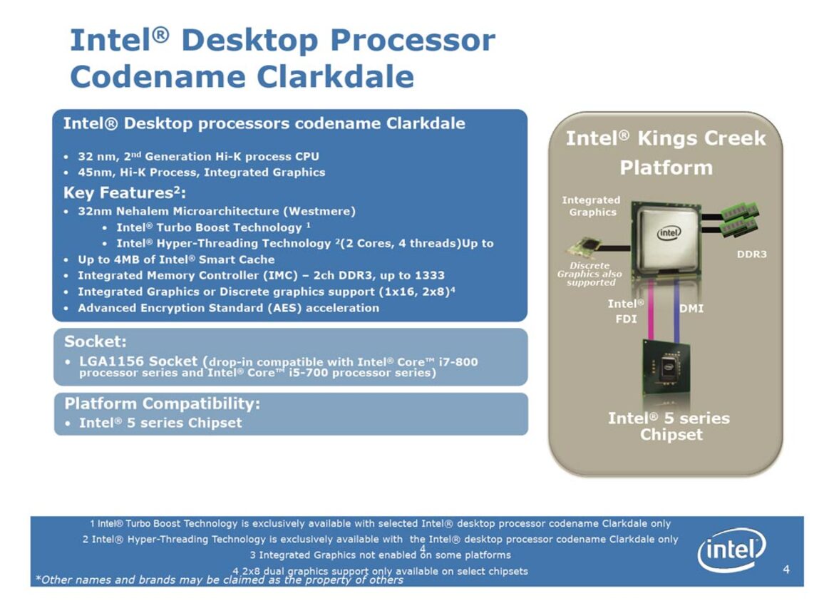 Intel 32nm Clarkdale & Arrandale CPU Preview