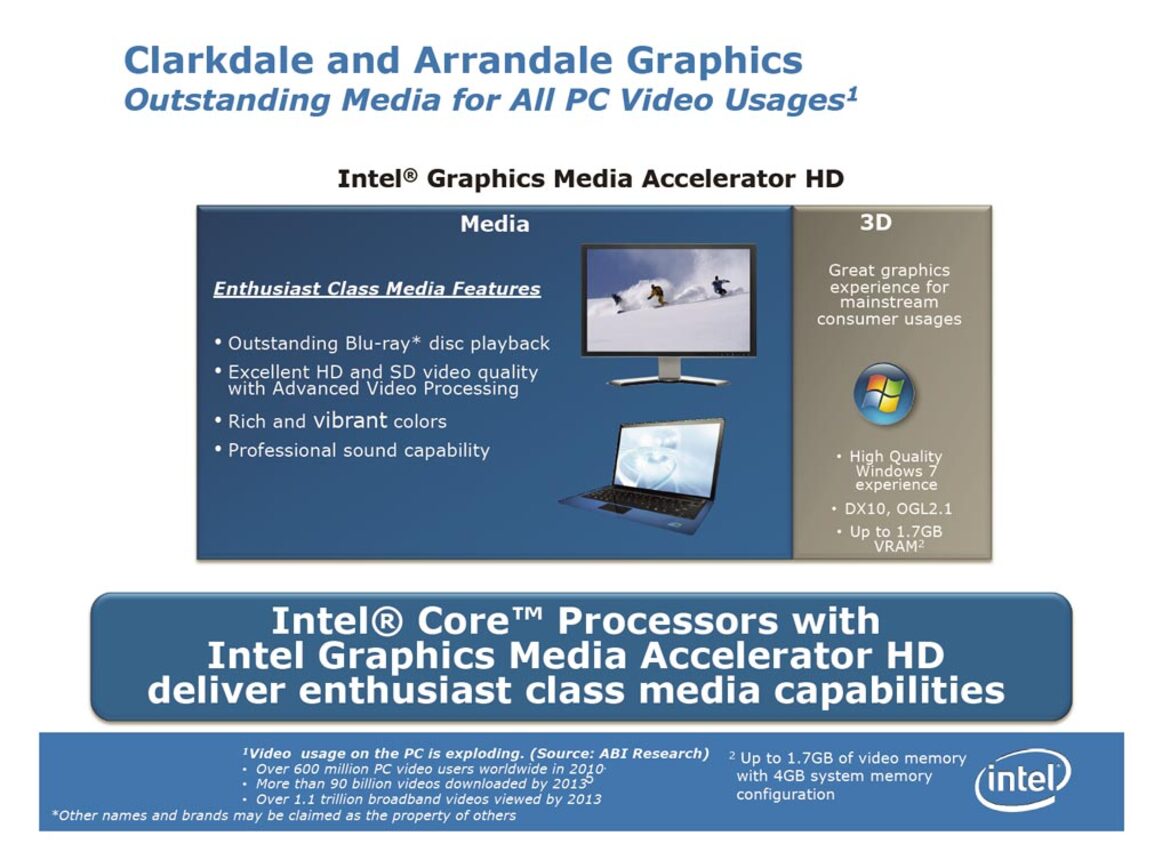 Intel 32nm Clarkdale & Arrandale CPU Preview