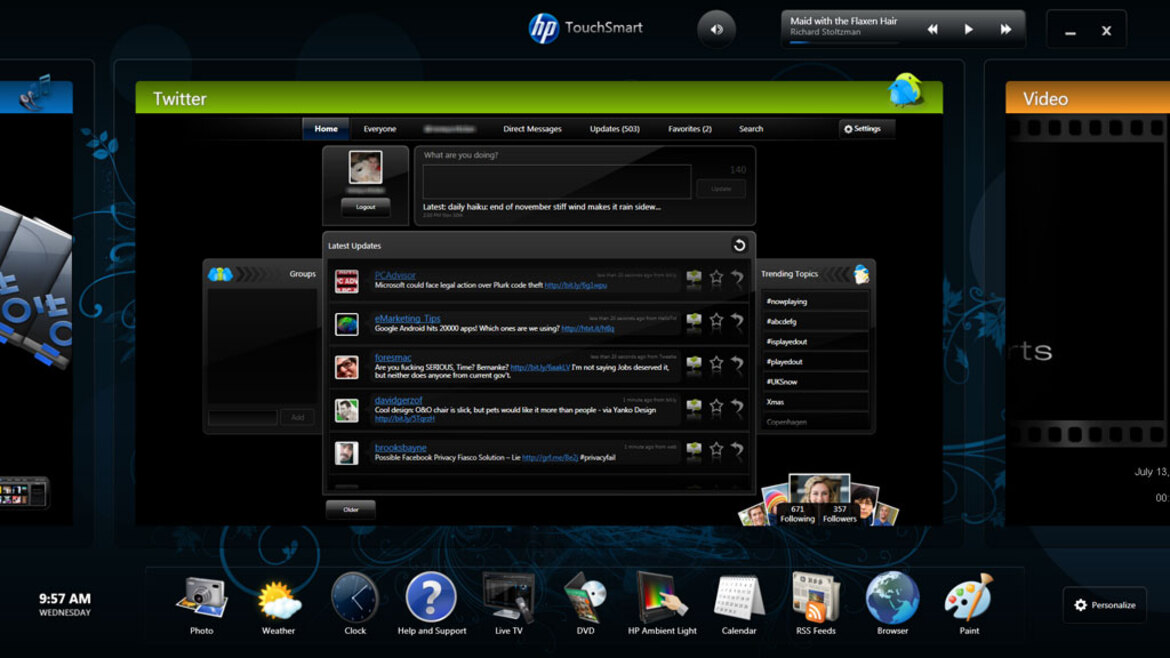 HP TouchSmart 600 All-In-One PC Review