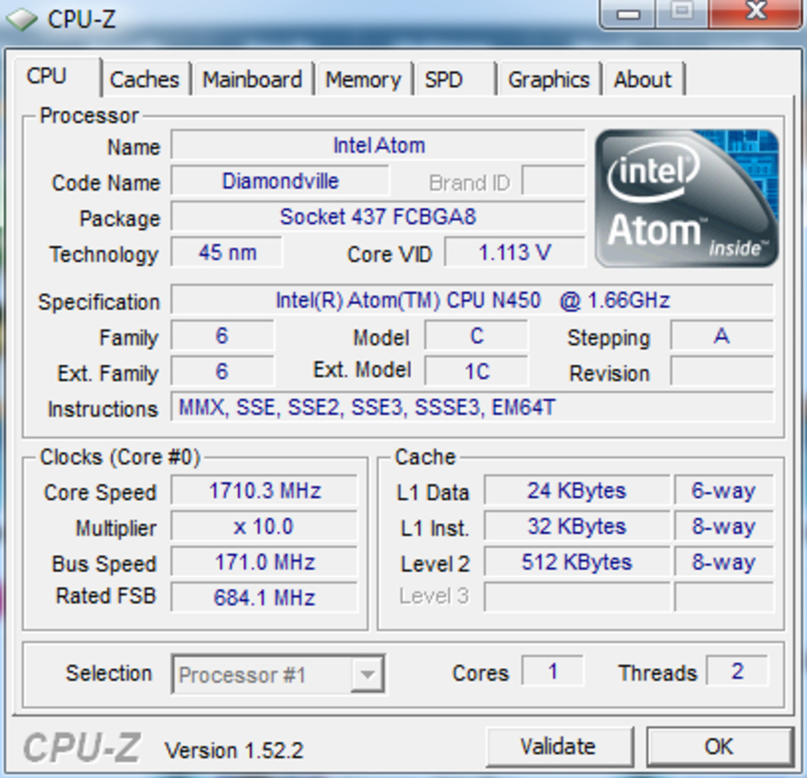 Asus Eee PC1005PE, Atom N450 Pinetrail Launch