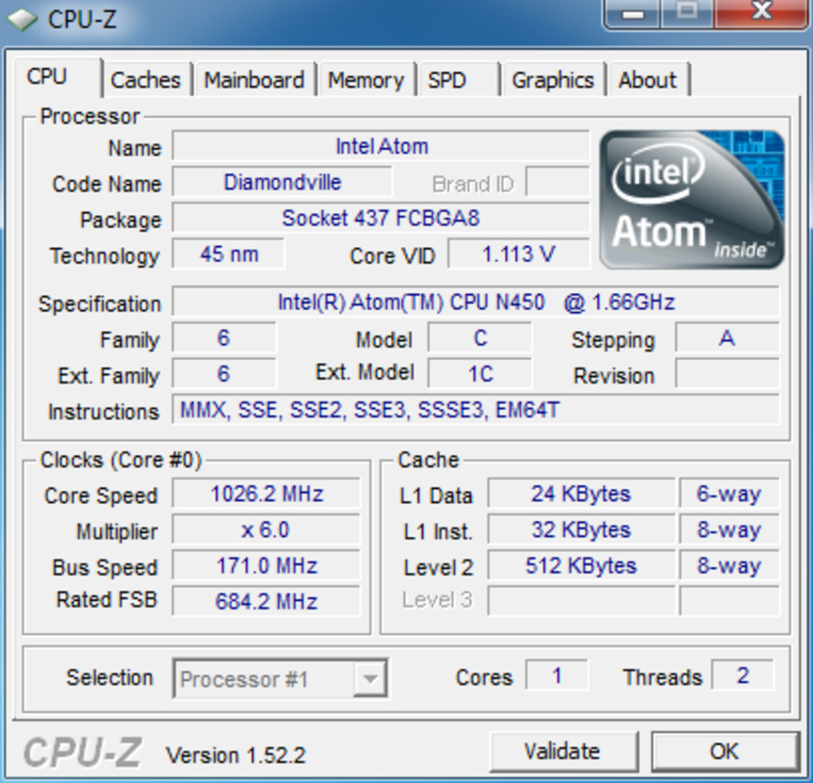Asus Eee PC1005PE, Atom N450 Pinetrail Launch