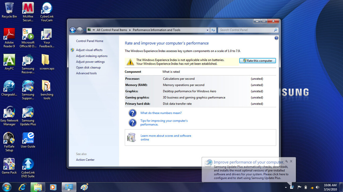 Samsung 15.6" R580 Multimedia Notebook