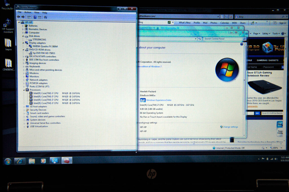 HP EliteBook 8440w Core i7 Notebook Review