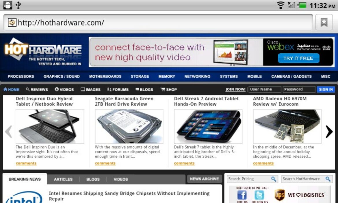 Dell Streak 7 Android Tablet Review