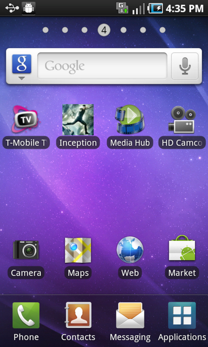 Samsung Galaxy S 4G Android Smartphone Review