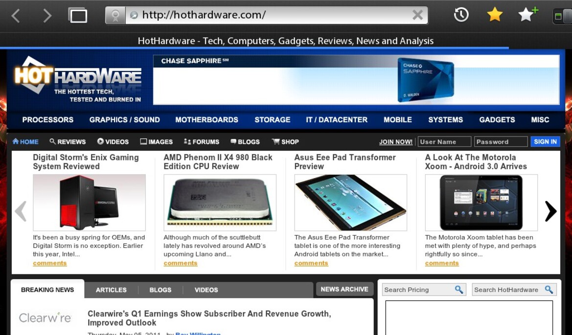 RIM BlackBerry Playbook Review