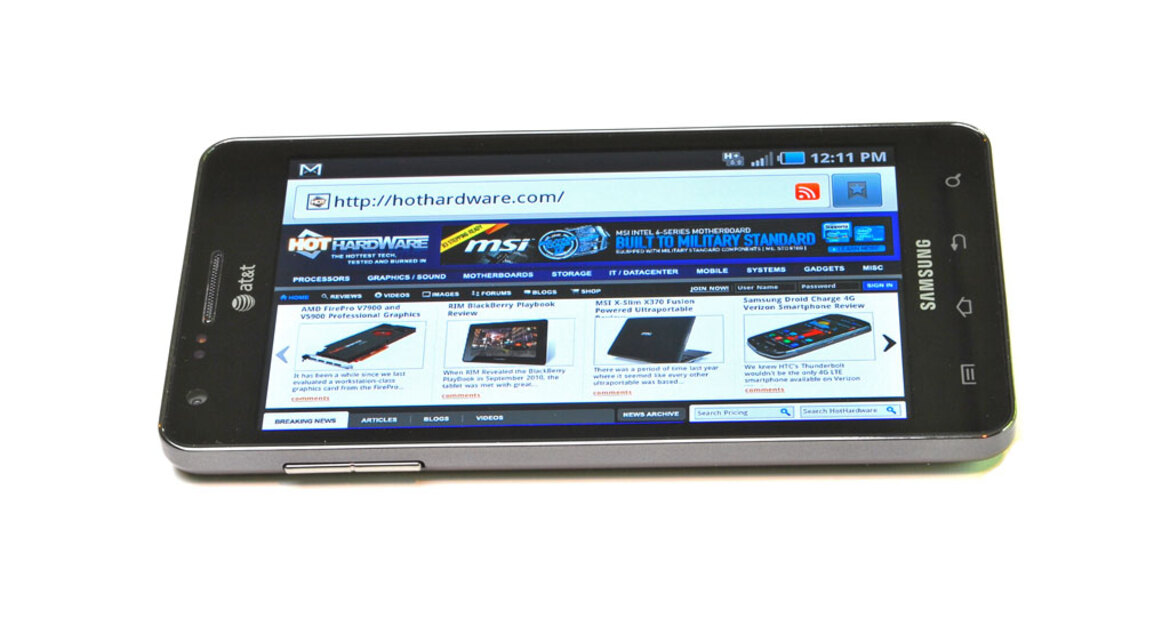 Samsung Infuse 4G Android Smartphone Review