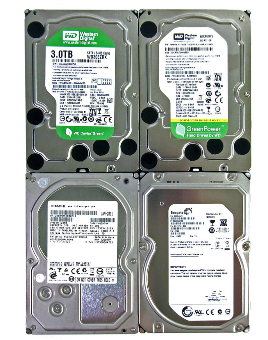 3TB Hard Drive Round-up: Hitachi, Seagate, WD