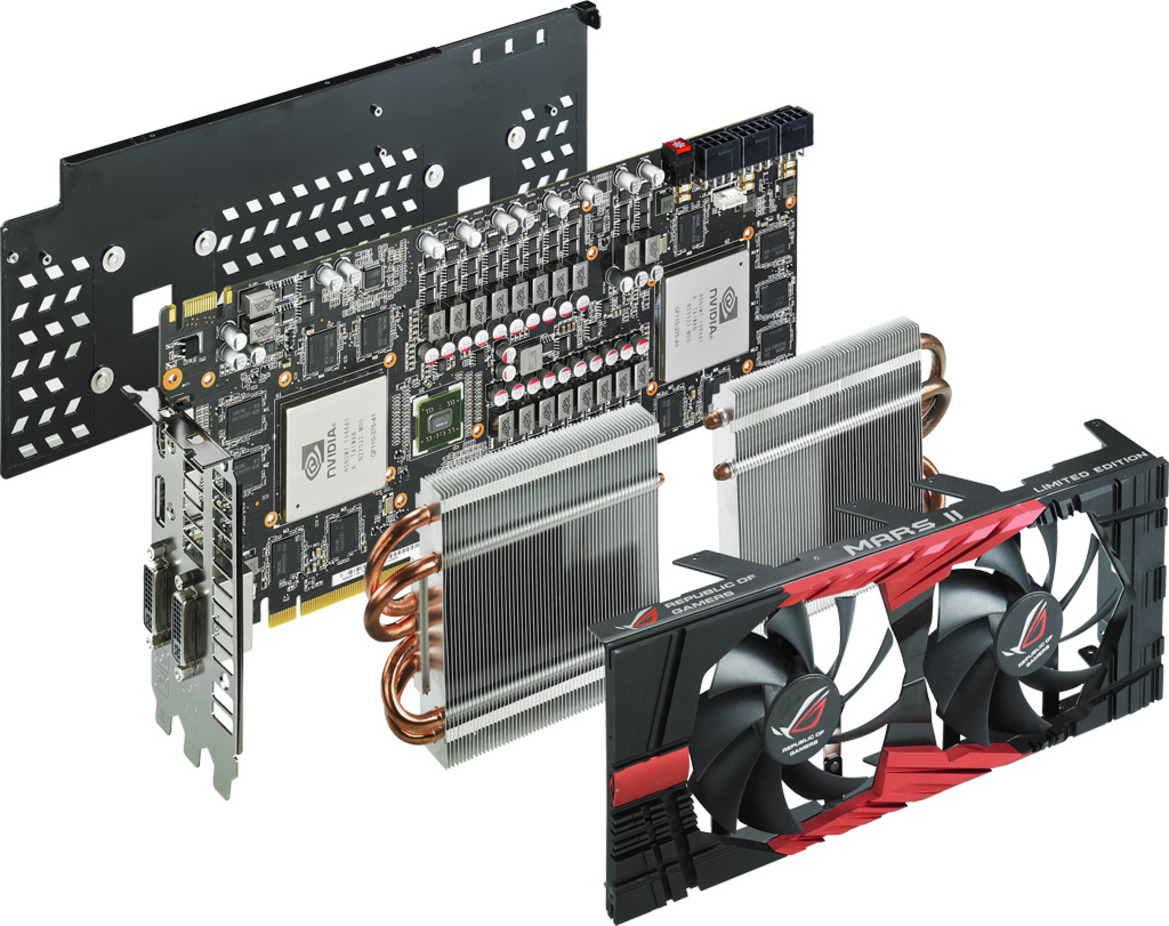 ASUS MARS II Review: GTX 580 SLI On One PCB