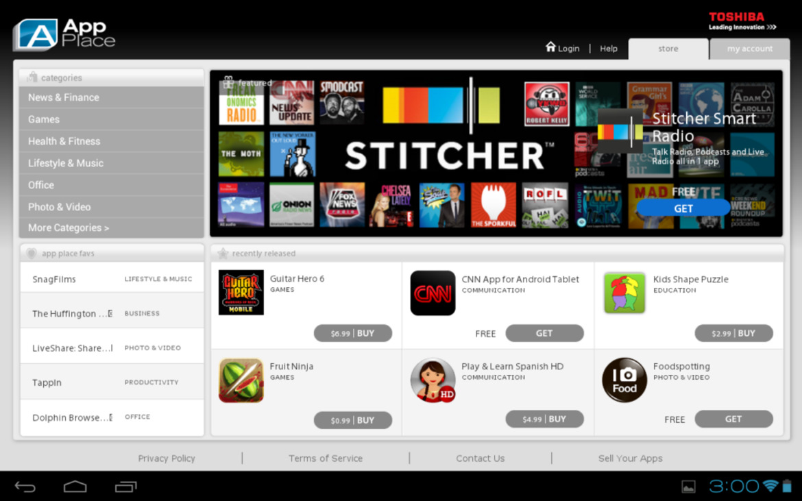 Toshiba Excite 10 LE: The World's Thinnest 10" Tablet