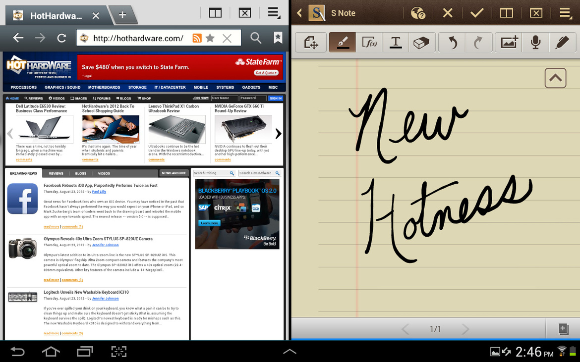 Samsung Galaxy Note 10.1 Quad Core Tablet Review