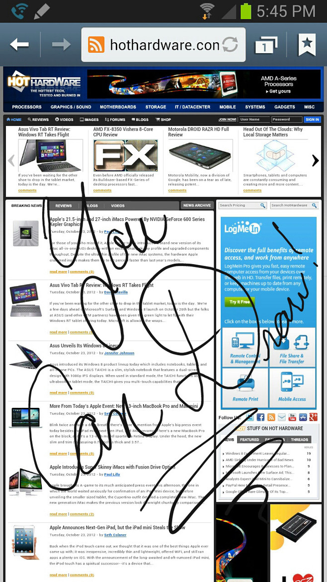 Samsung Galaxy Note II Smartphone Review