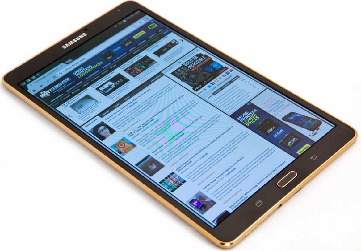 Samsung Galaxy Tab S Review, Top Shelf Android