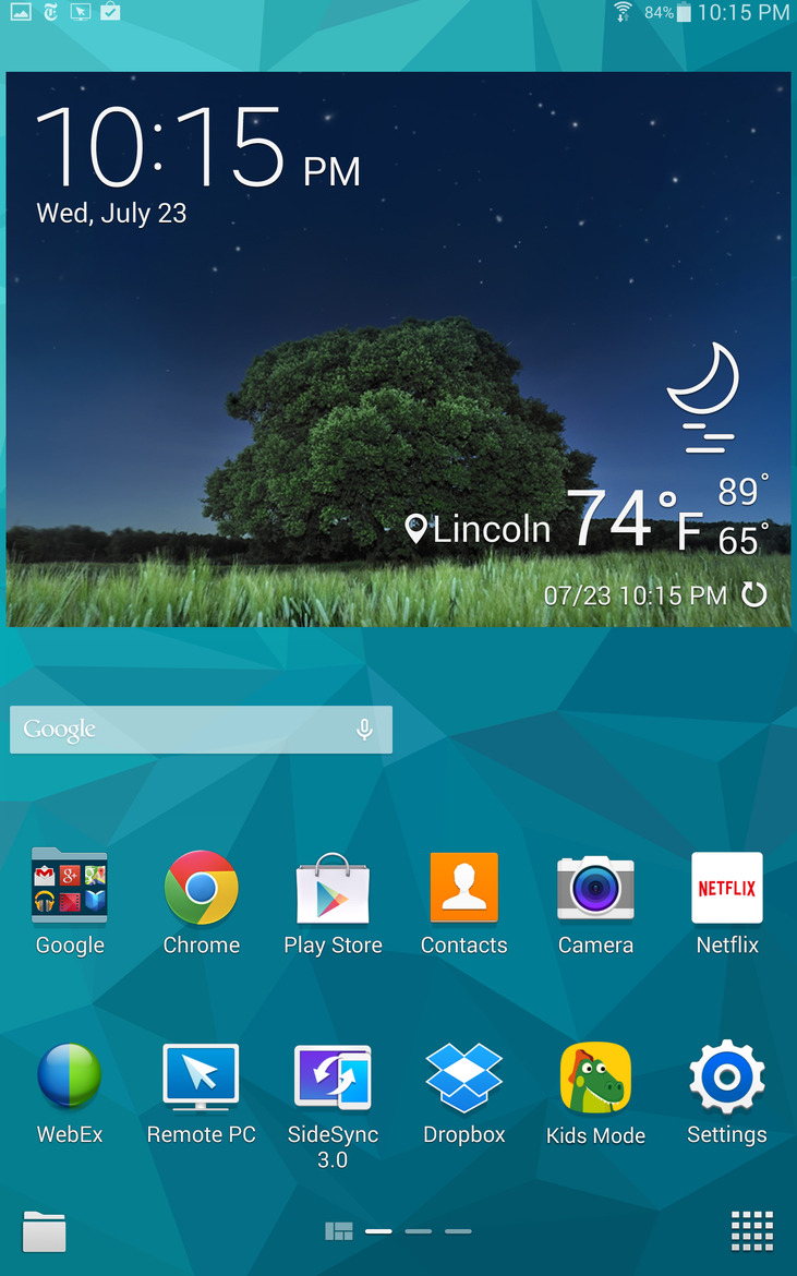 Samsung Galaxy Tab S Review, Top Shelf Android