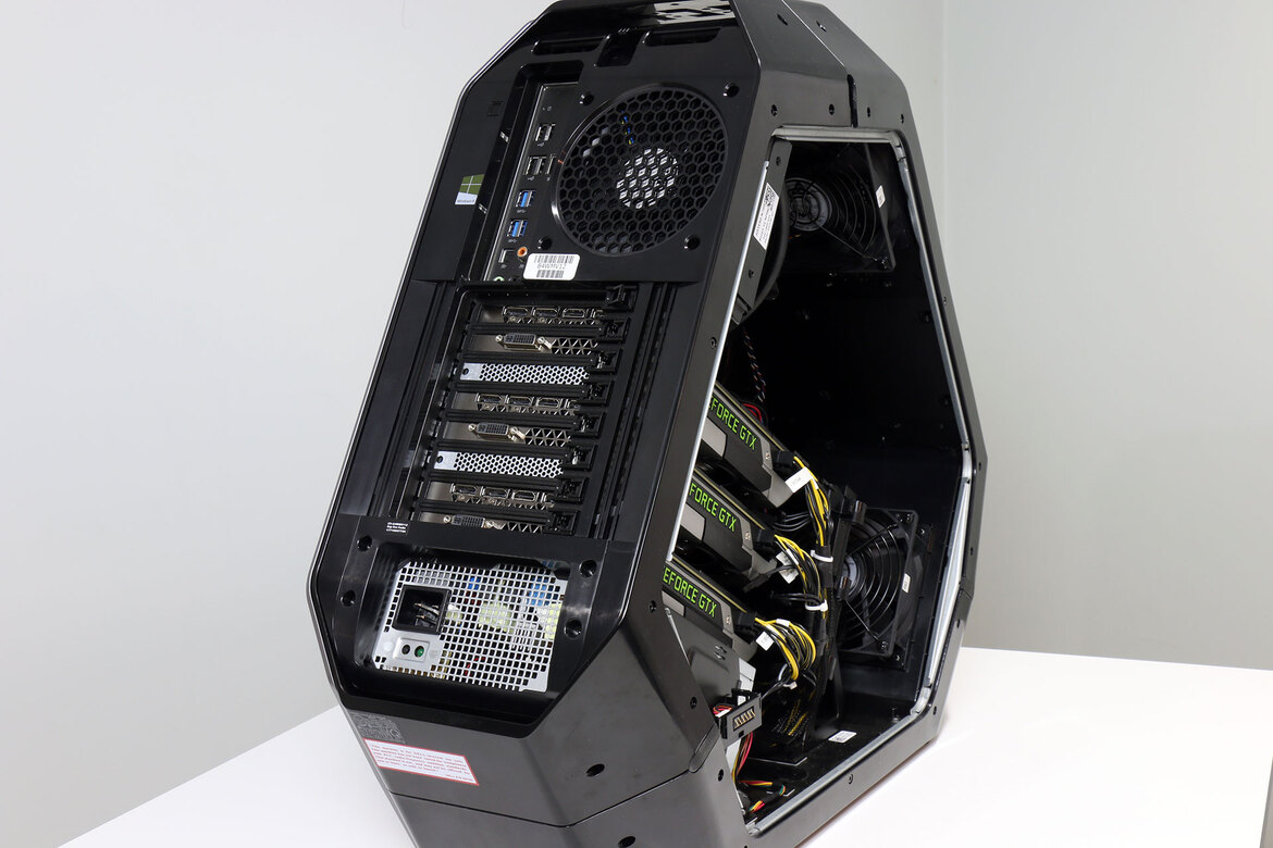 Alienware Area 51: Triad, Tri-SLI GTX 980, Haswell-E