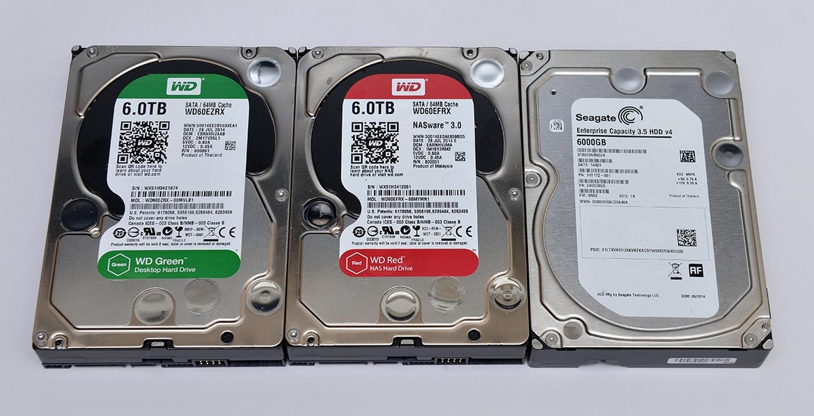 6 TB Hard Drive Round-Up: WD Red, WD Green, Seagate Enterprise