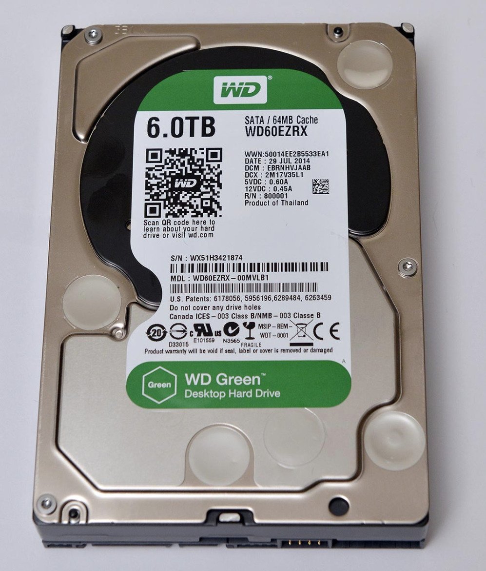 6 TB Hard Drive Round-Up: WD Red, WD Green, Seagate Enterprise