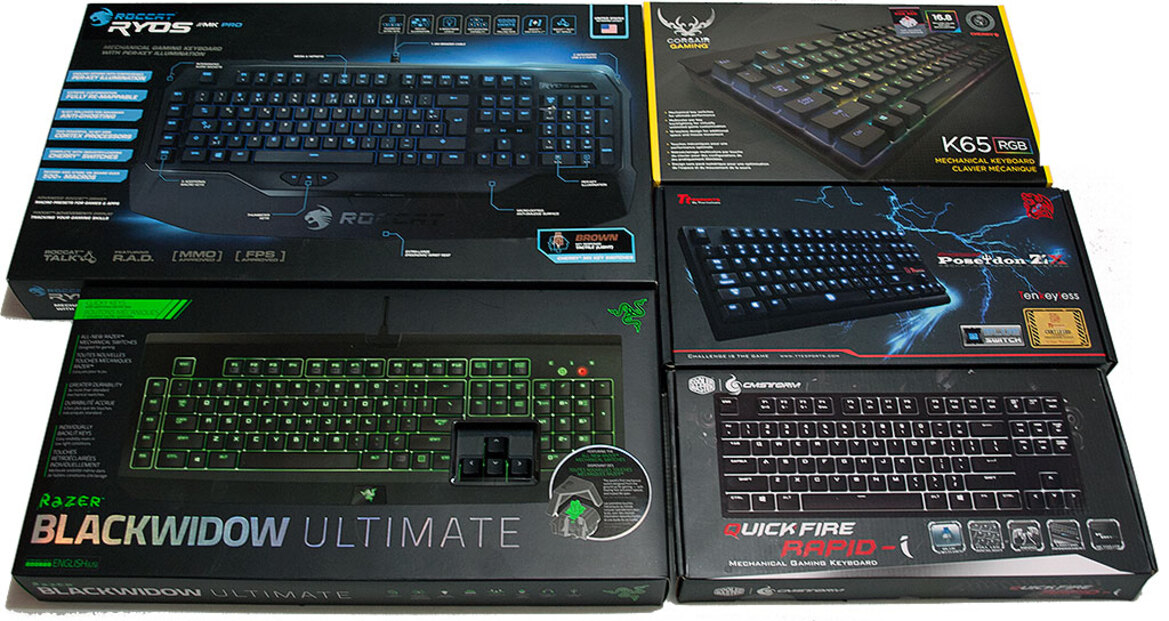Know Your Type: Five Mechanical Gaming Keyboards Compared