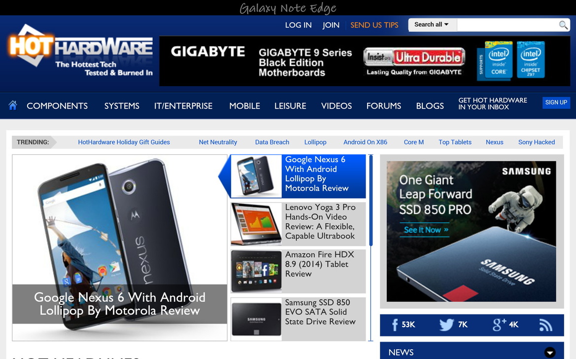 Samsung Galaxy Note Edge Review