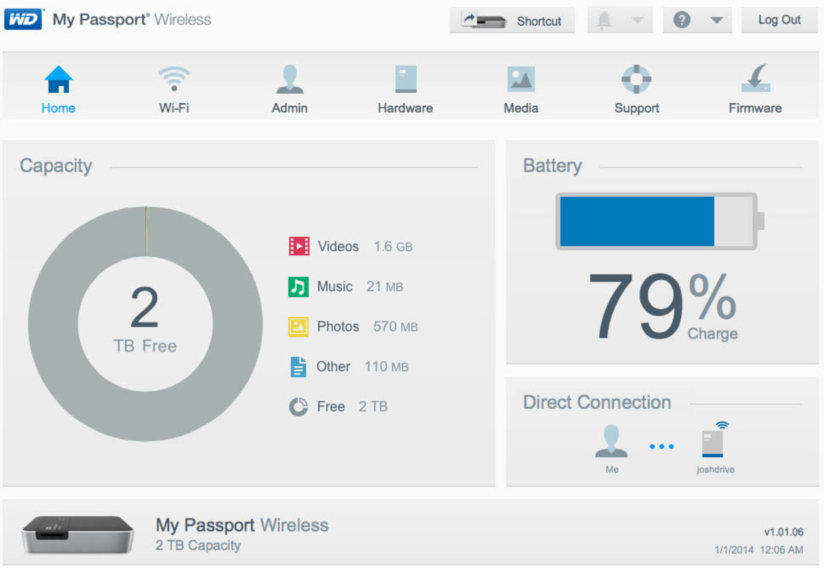 WD My Passport Wireless Review: Shared Wireless Storage